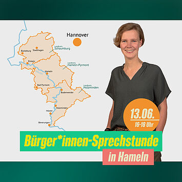Es ist mal wieder Zeit für meine Bürger*innensprechstunde in Hameln. Sie können an dieser Hybridveranstaltung online...