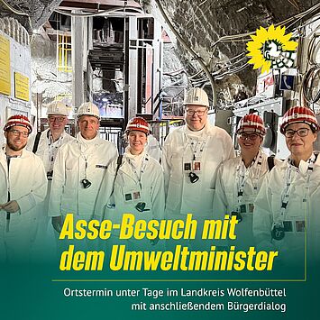 Gemeinsam mit Umweltminister @christian_meyer_gruene  habe ich in der vergangenen Woche das ehemalige Bergwerk Asse...